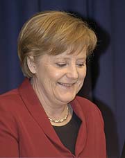 Kam kompetent und positiv rüber: Bundeskanzlerin Angela Merkel (Foto: Ingrid Grossmann)